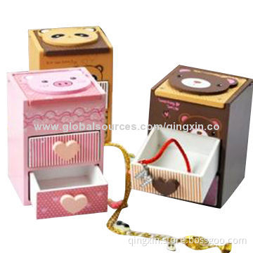 Jewelry Packing Drawer Boxes, Environment-friendly, Customized Sizes and Shapes Available